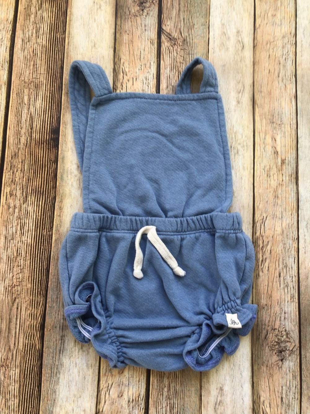 Lulu + Roo Blue Shortie Romper